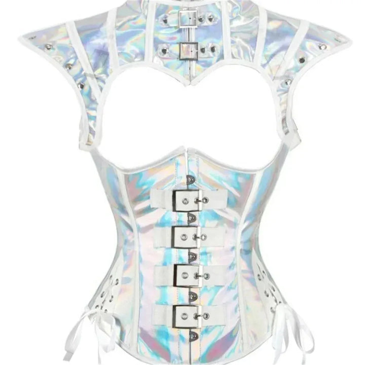 Steampunk Faux Leather Corset bold