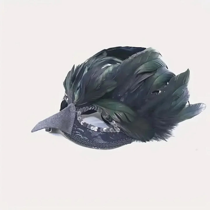 Steampunk Feather Mask