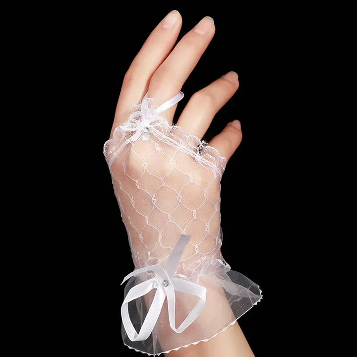 Steampunk Fingerless Lace Gloves durable