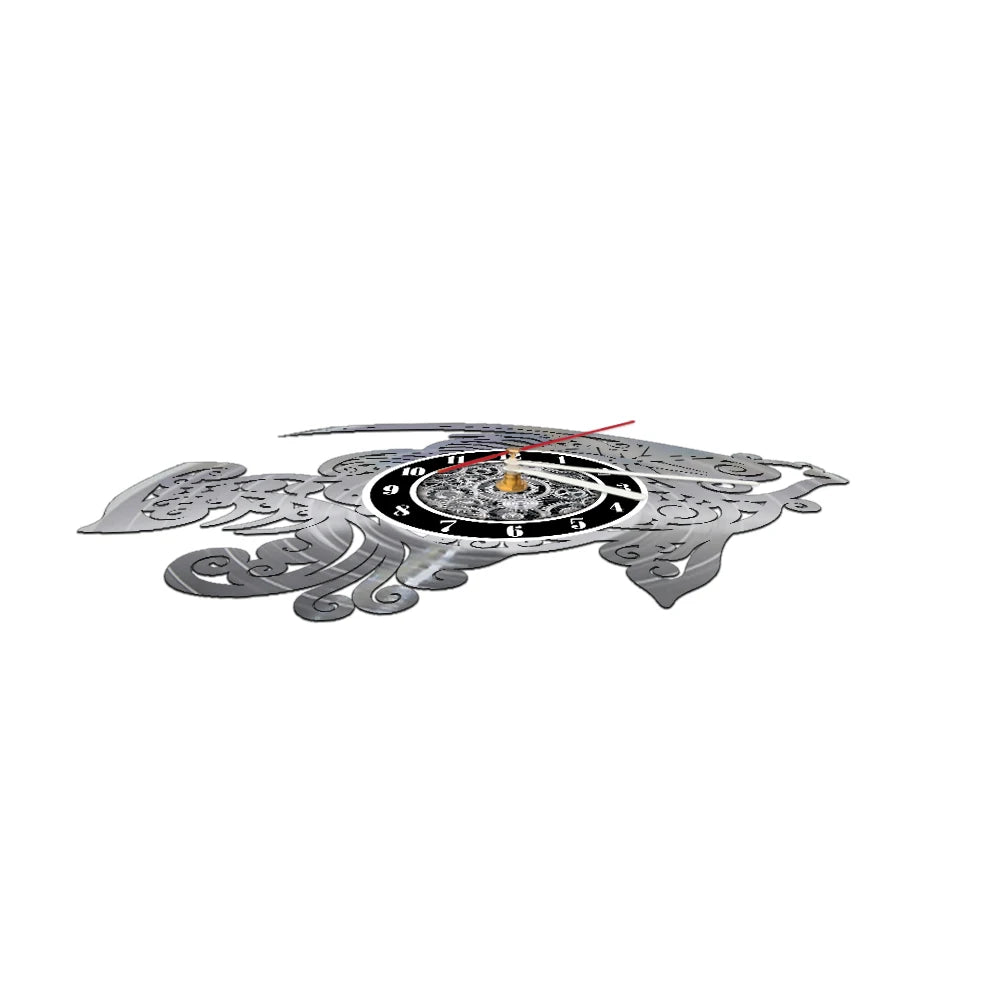 Steampunk Fish Vinyl Wall Clock durable
