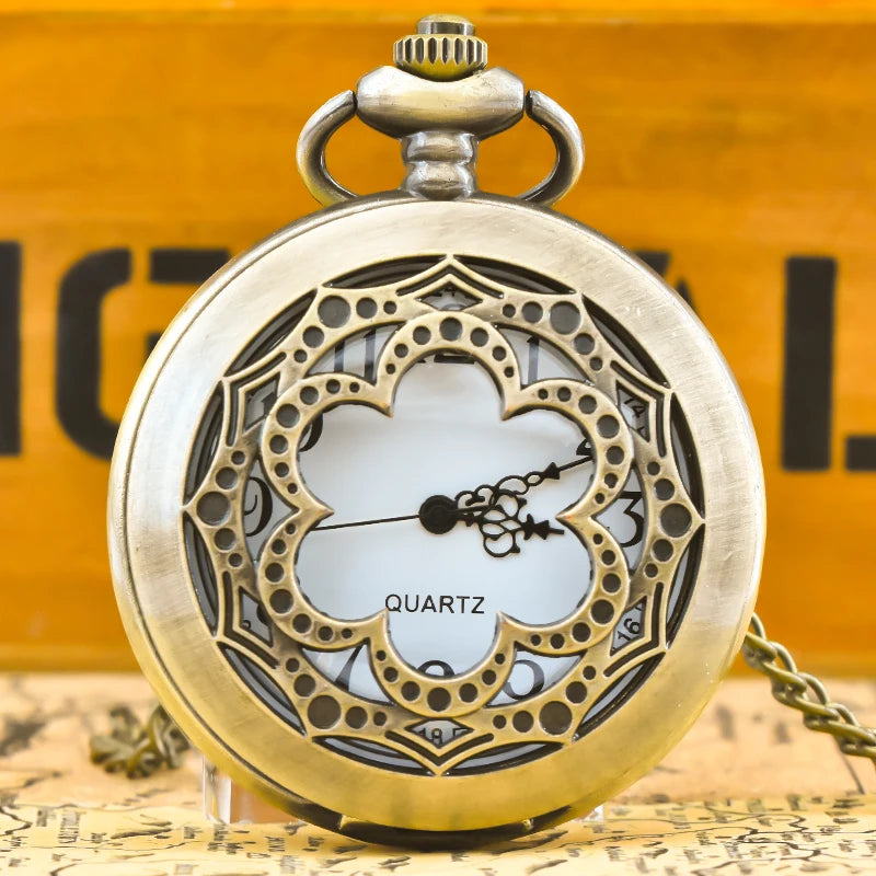 Steampunk Flower Pocket Watch
