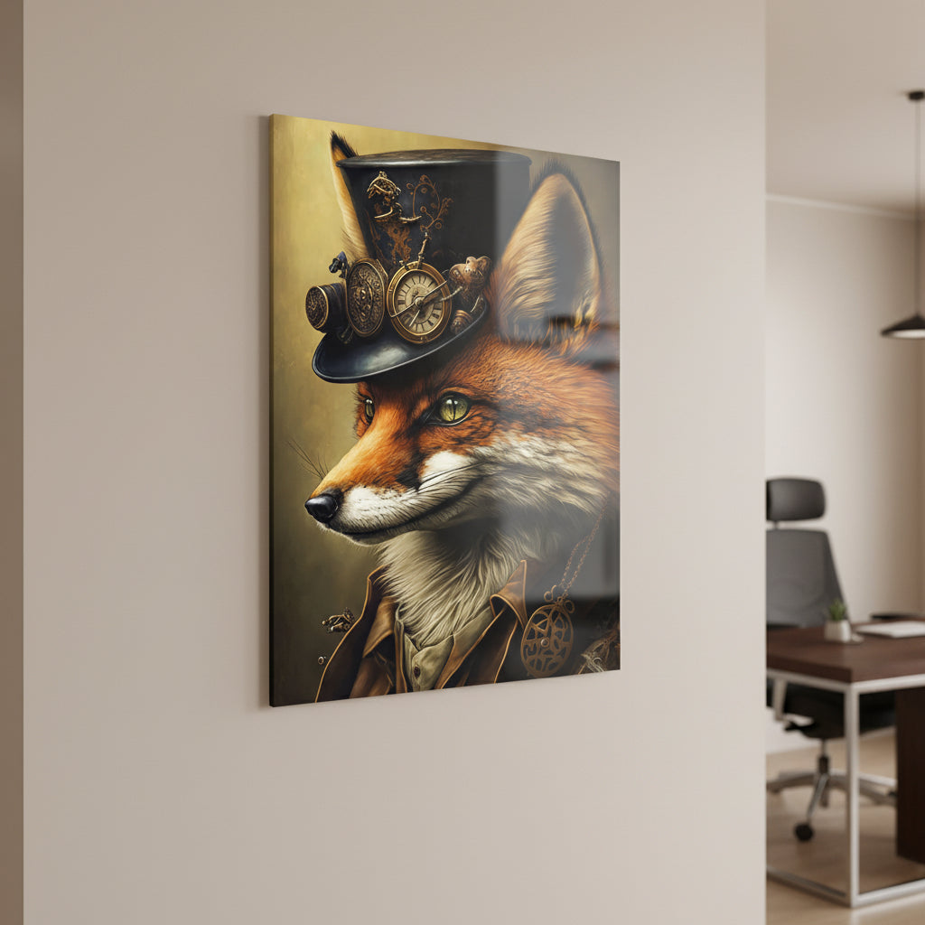 Steampunk Fox Wall Art