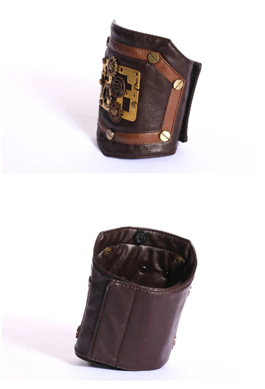 Steampunk Gear Arm Cuff fashion
