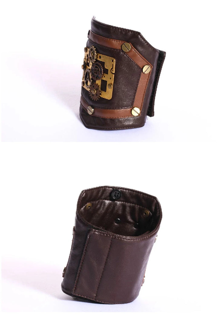 Steampunk Gear Arm Cuff fashion