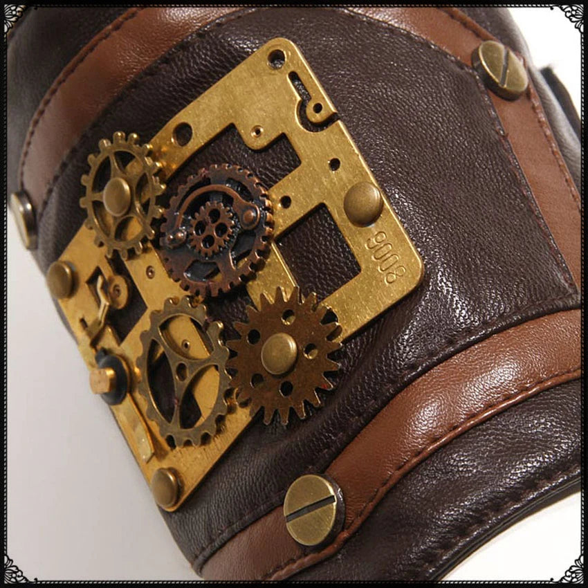 Steampunk Gear Arm Cuff quality