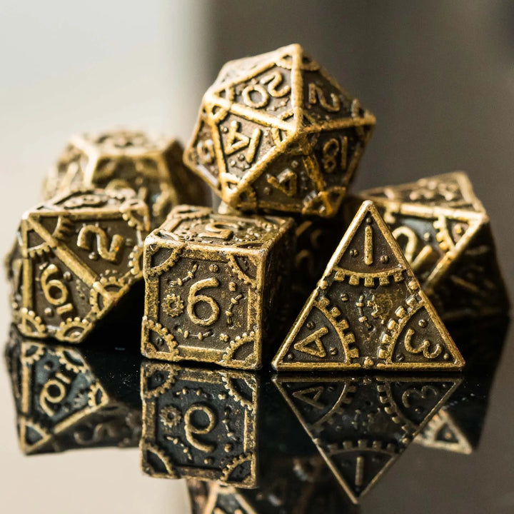 Steampunk Gear Dice