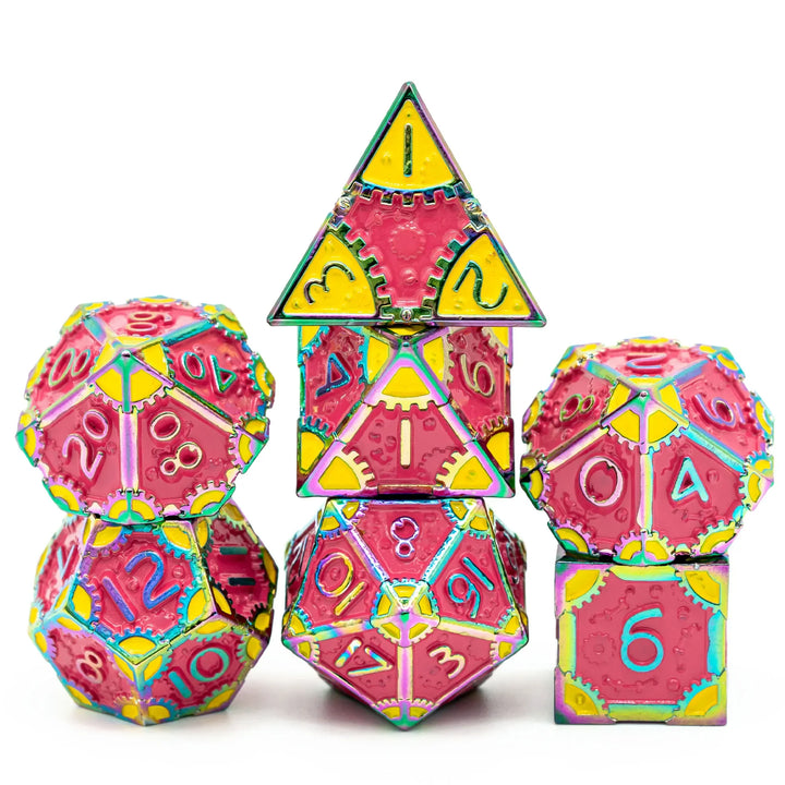 Steampunk Gear Dice bold