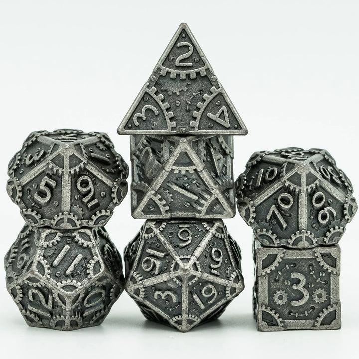 Steampunk Gear Dice eye-catching