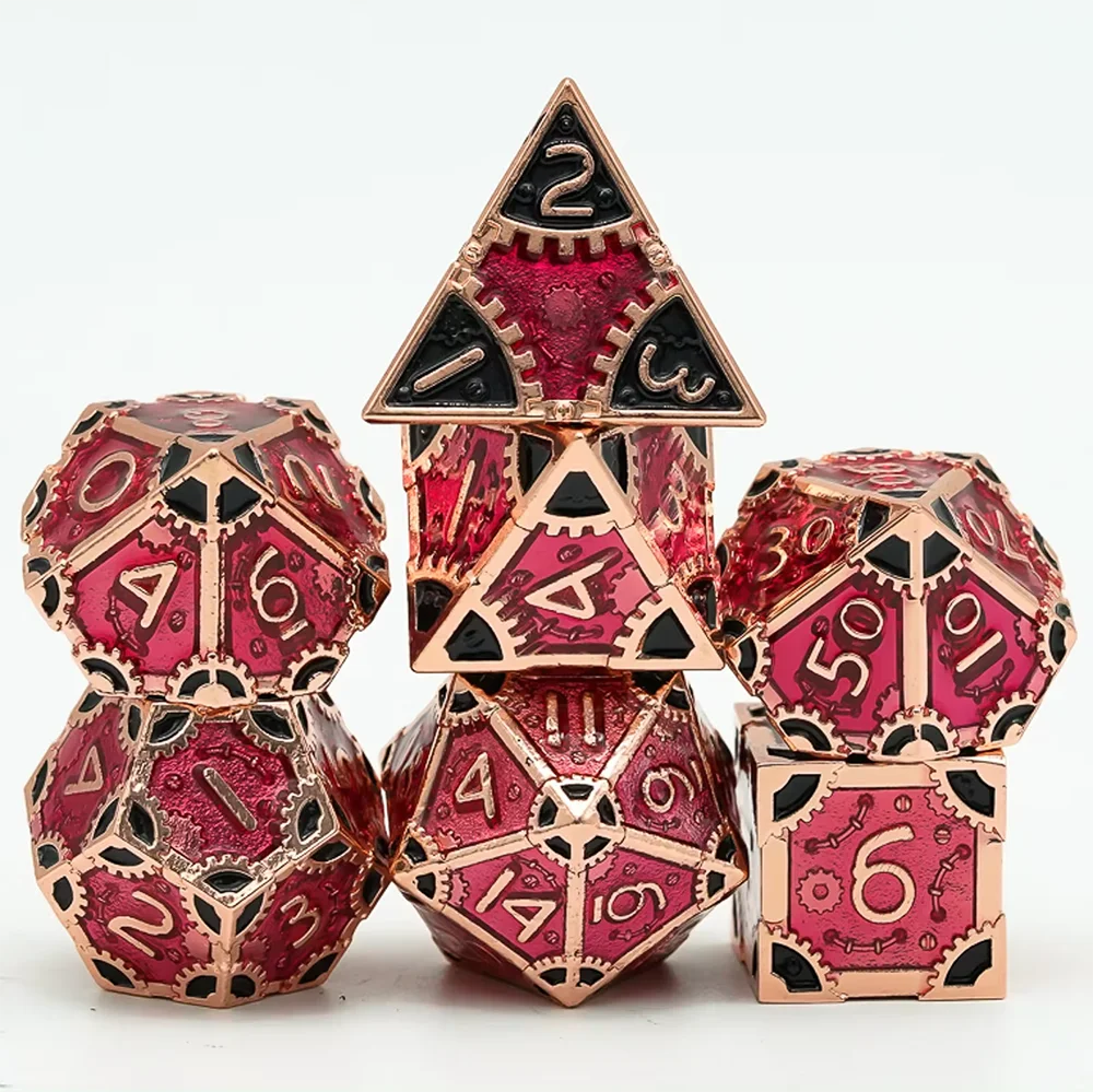 Steampunk Gear Dice fantasy perfect