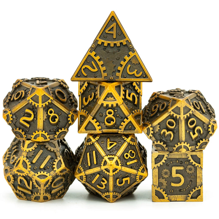 Steampunk Gear Dice rugged