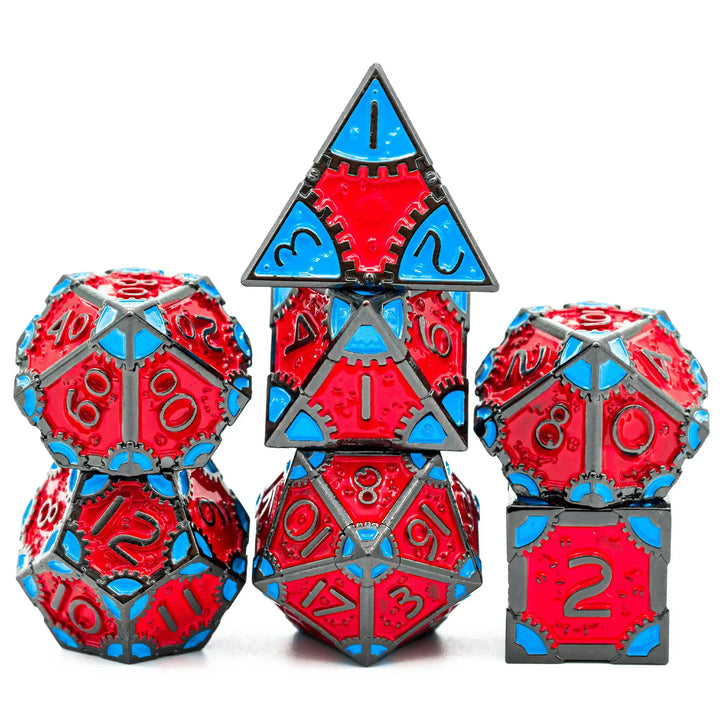 Steampunk Gear Dice vintage
