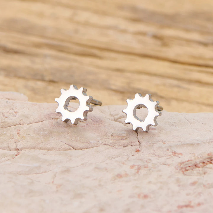 Steampunk Gear Ear Studs fashion