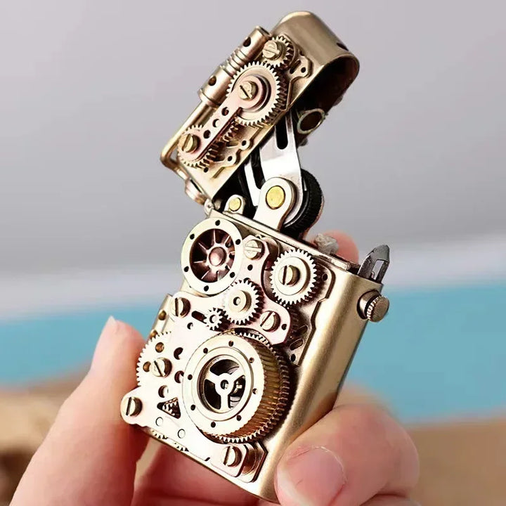 Steampunk Gear Lighter Design