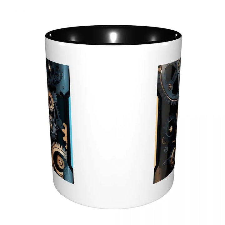 Steampunk Gear Mug durable