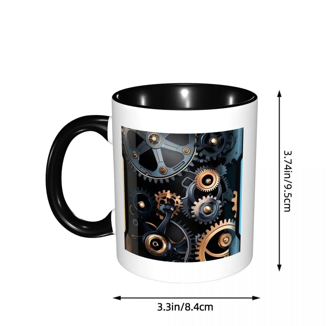 Steampunk Gear Mug elegant