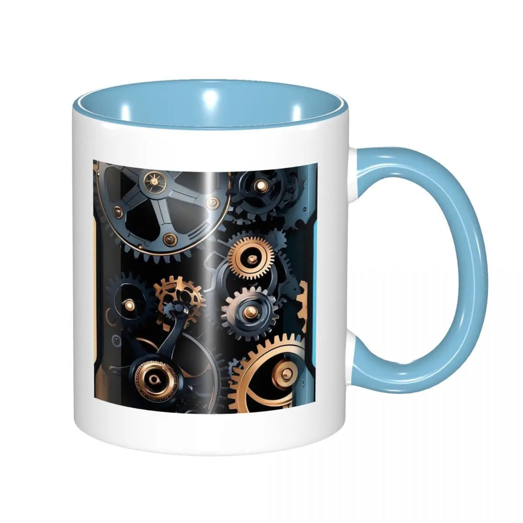 Steampunk Gear Mug industrial