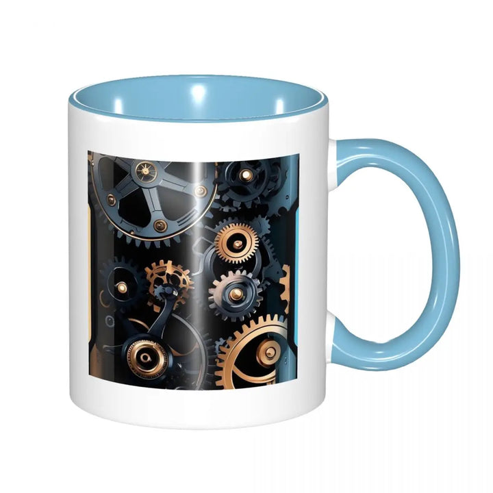 Steampunk Gear Mug industrial