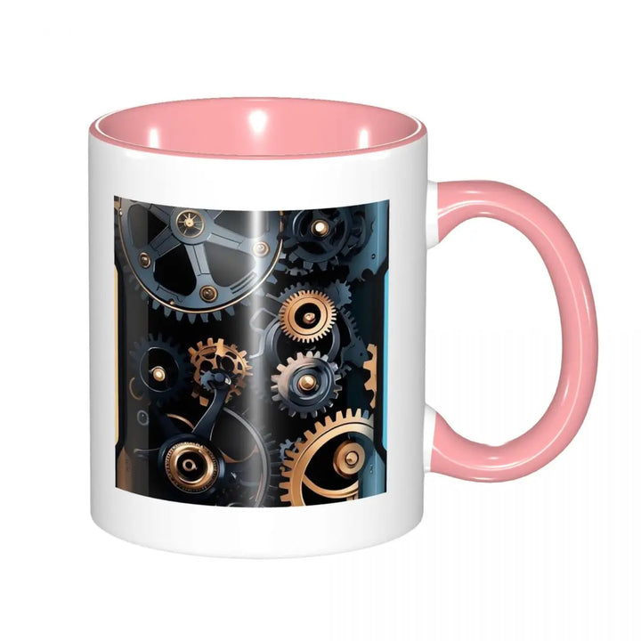 Steampunk Gear Mug vintage