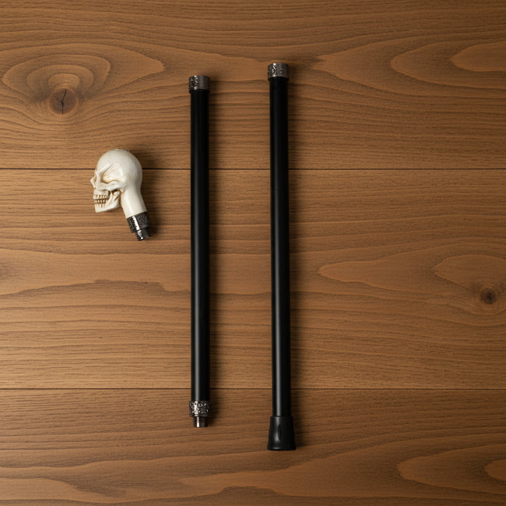 Steampunk Gear Skull Cane