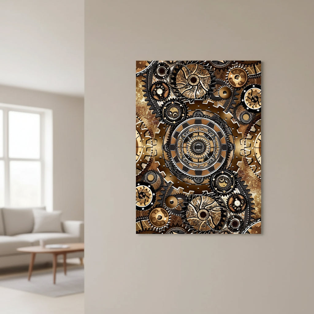 Steampunk Gear Wall Art Poster