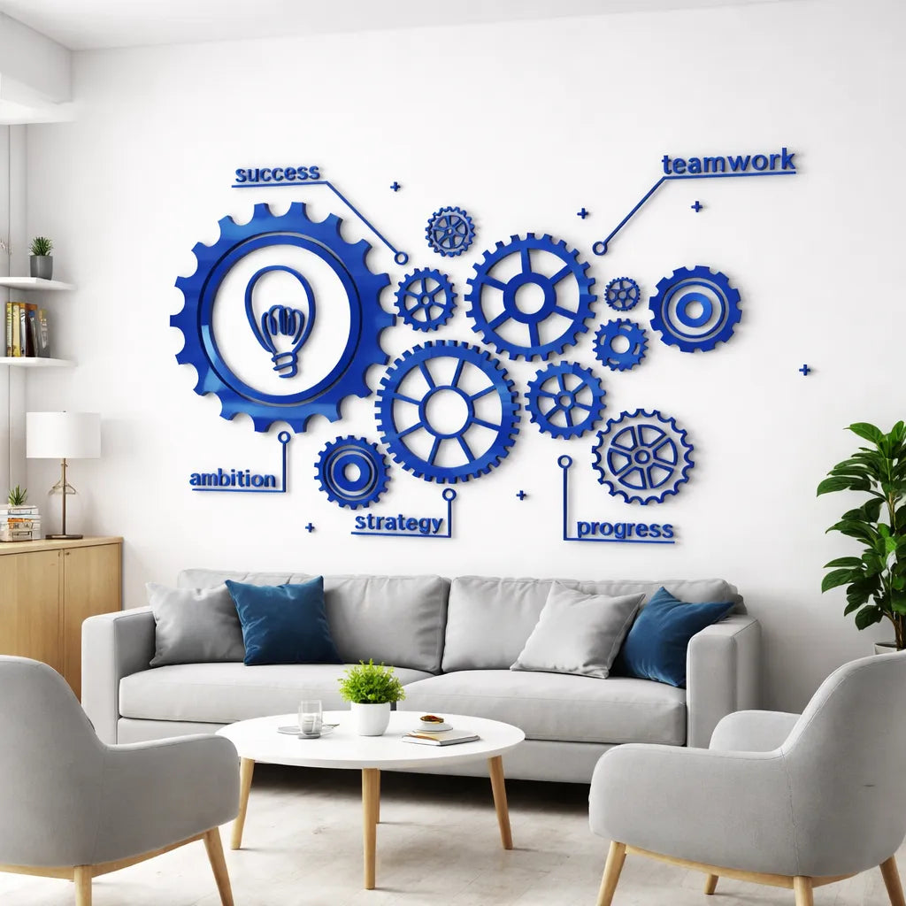 Steampunk Gear Wall Art Stickers
