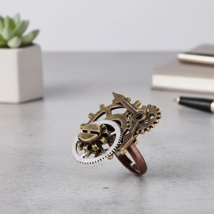 Steampunk Gears Ring