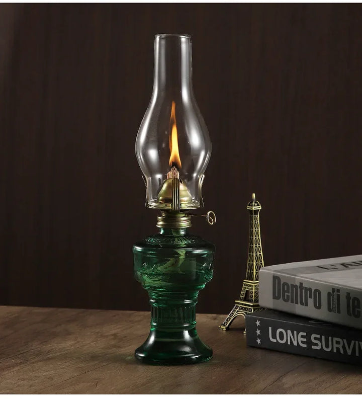 Steampunk Glass Oil Lantern perfect