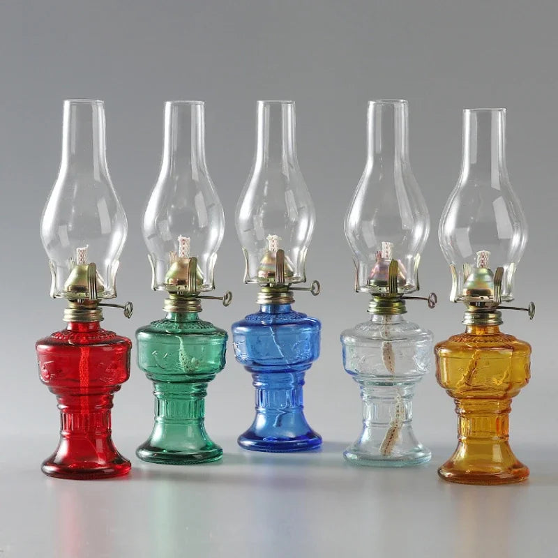 Steampunk Glass Oil Lantern tendance
