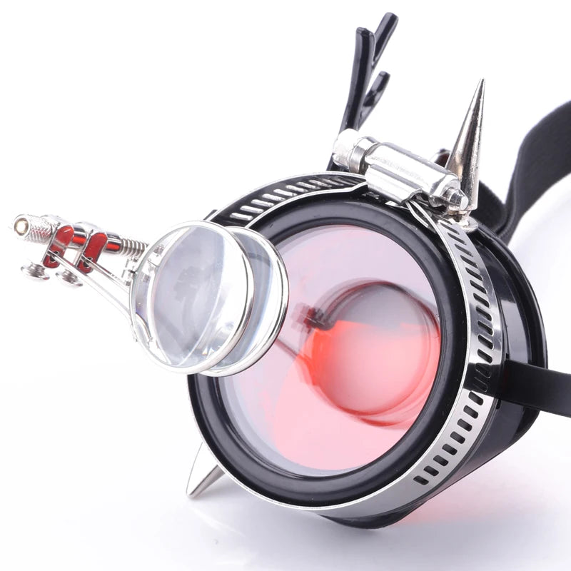 steampunk magnifying goggles With a Glass and A Horn Nordforest Pflanzspaten Göttinger Fahrradlenker modified timing gears k-series the must Grosse:8 ½