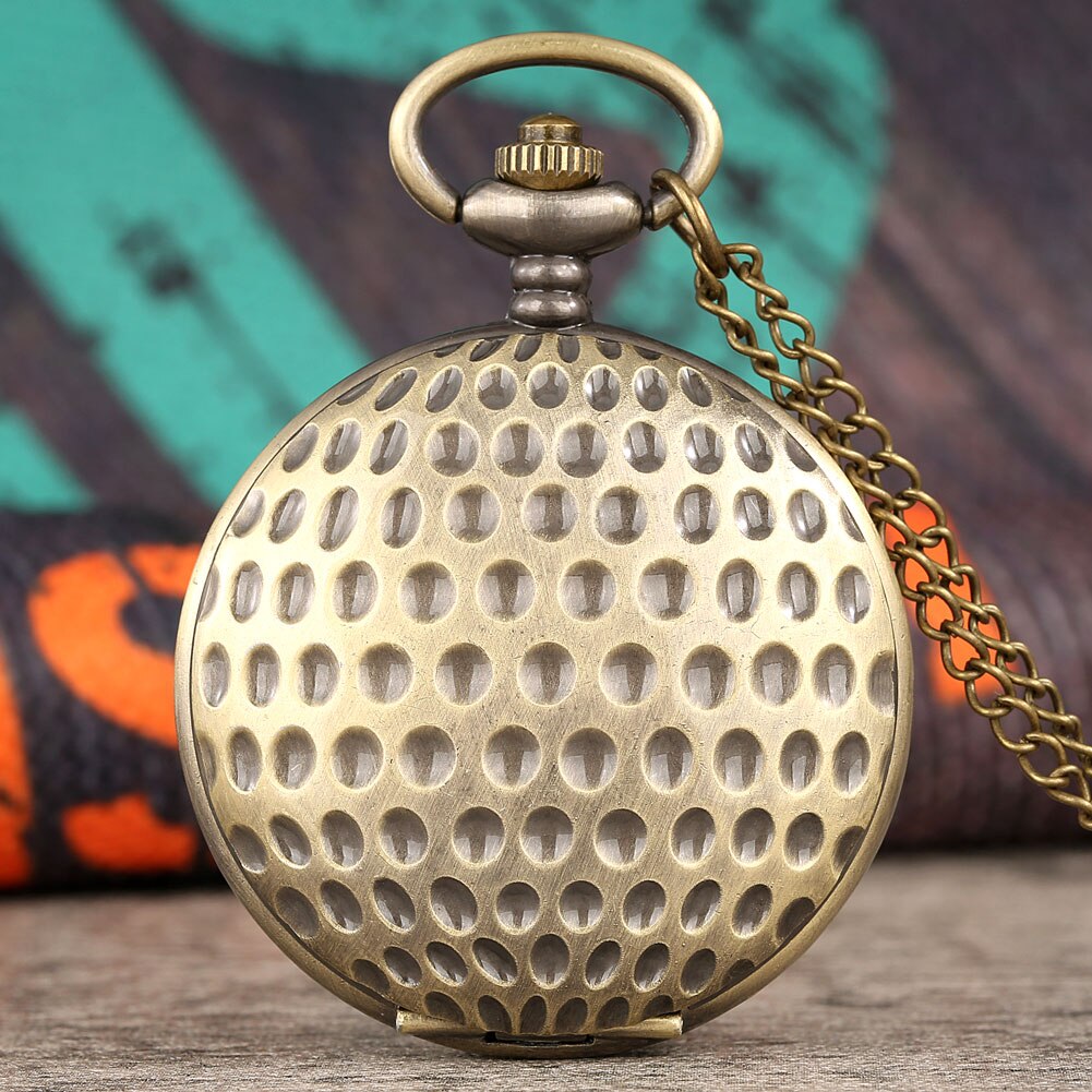 Steampunk Golf Ball Pocket Watch fashion