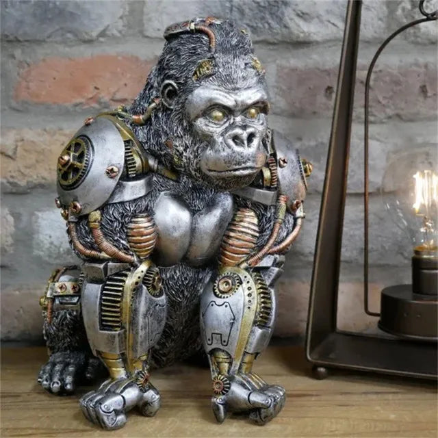 Steampunk Gorilla Sculpture