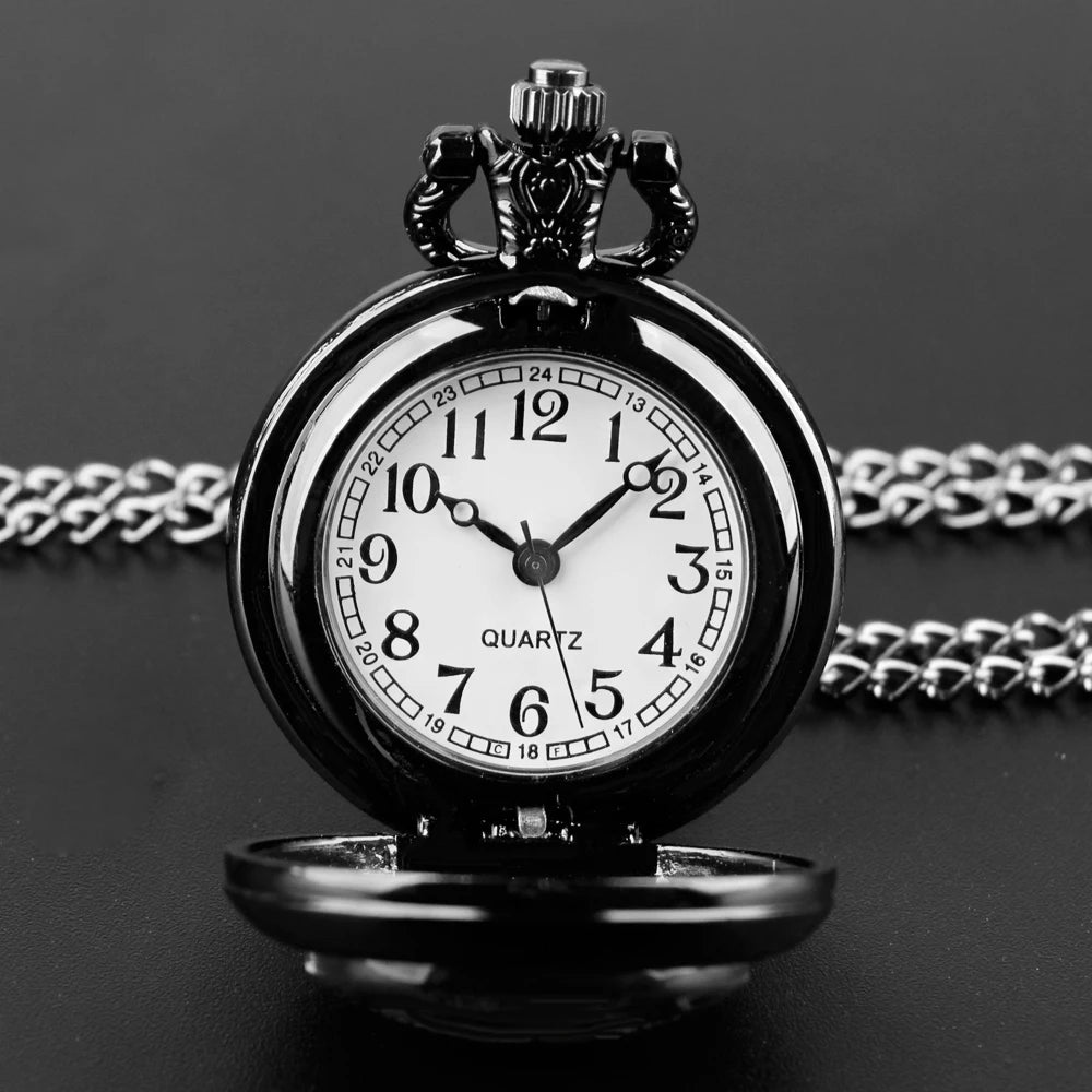 Steampunk Gothic Butterfly Pocket Watch intricate