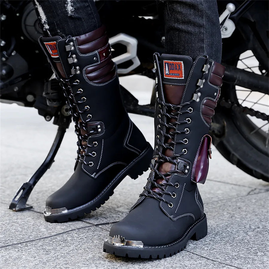 Steampunk Gothic High Boots chic