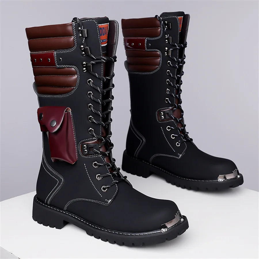 Steampunk Gothic High Boots tendance