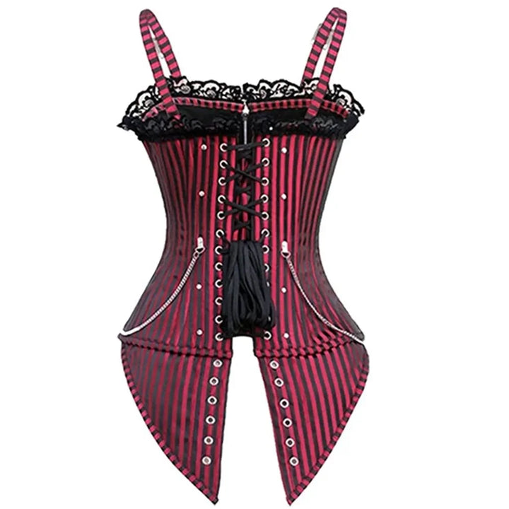 Steampunk Gothic Lace-up Lingerie red