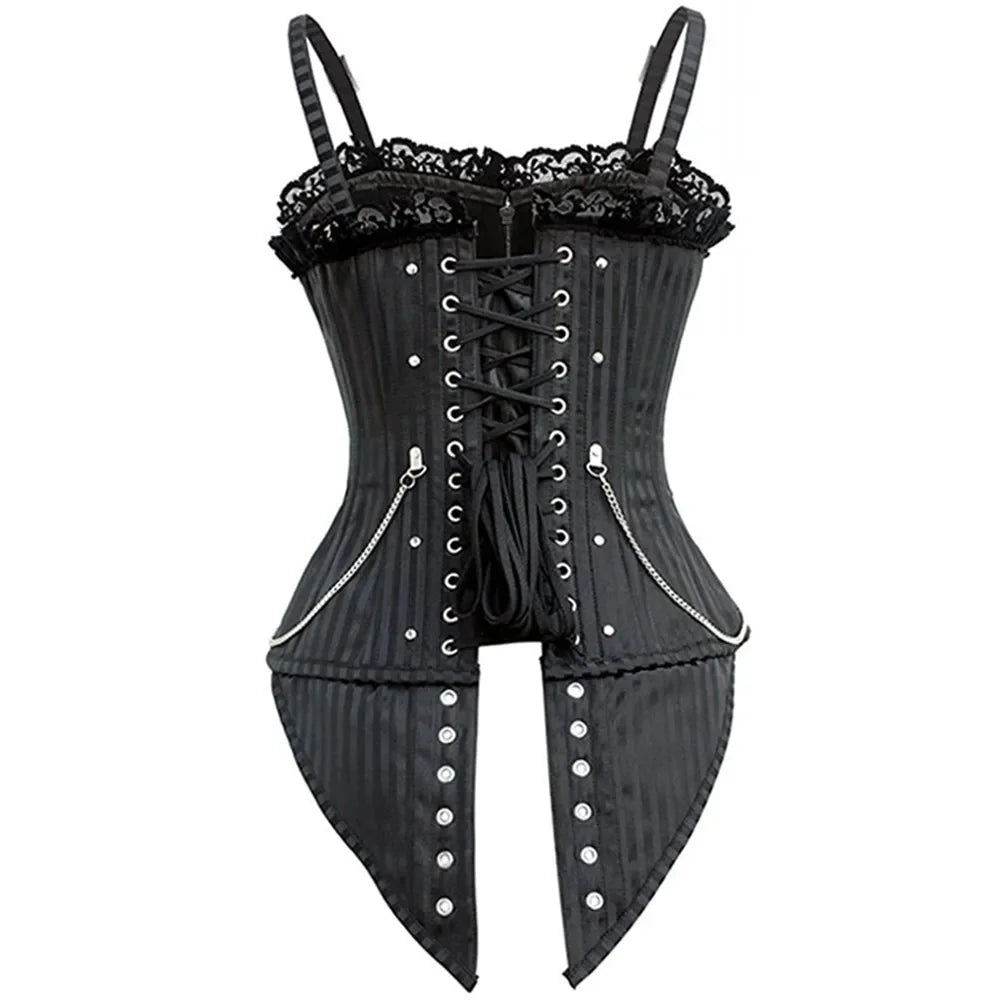 Steampunk Gothic Lace-up Lingerie seductive