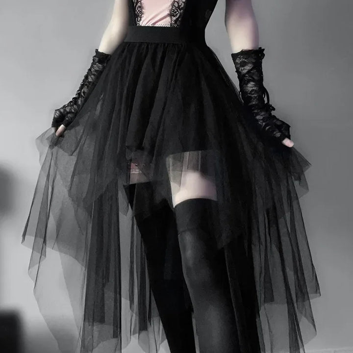 Steampunk Gothic Lace Skirt