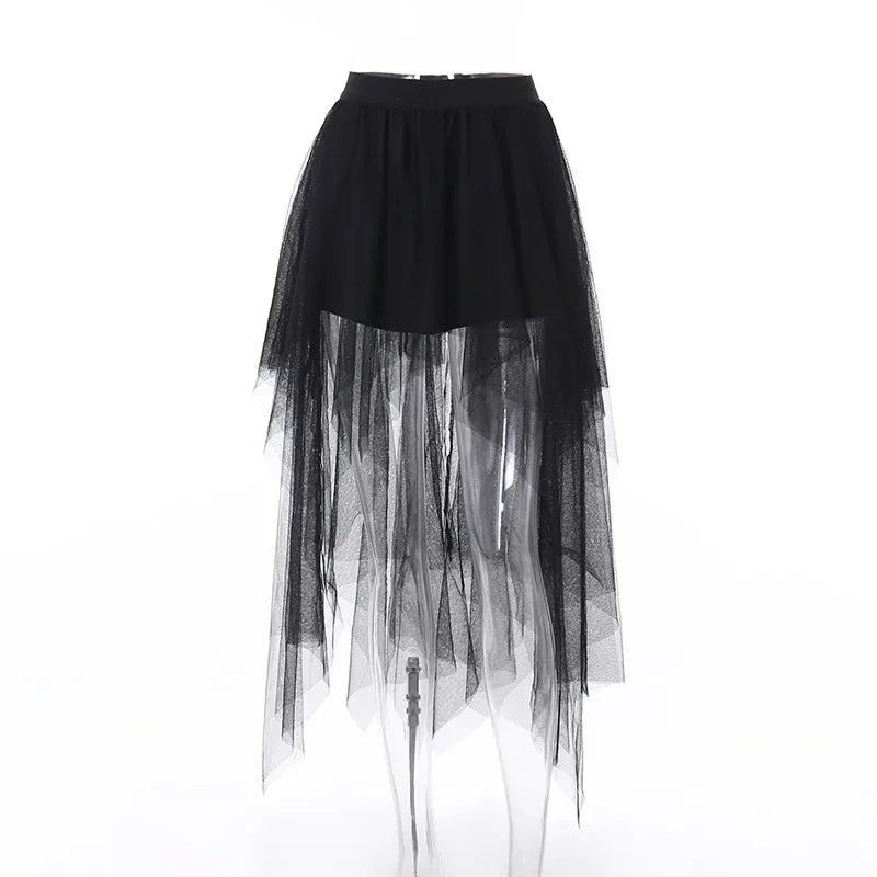 Steampunk Gothic Lace Skirt chic