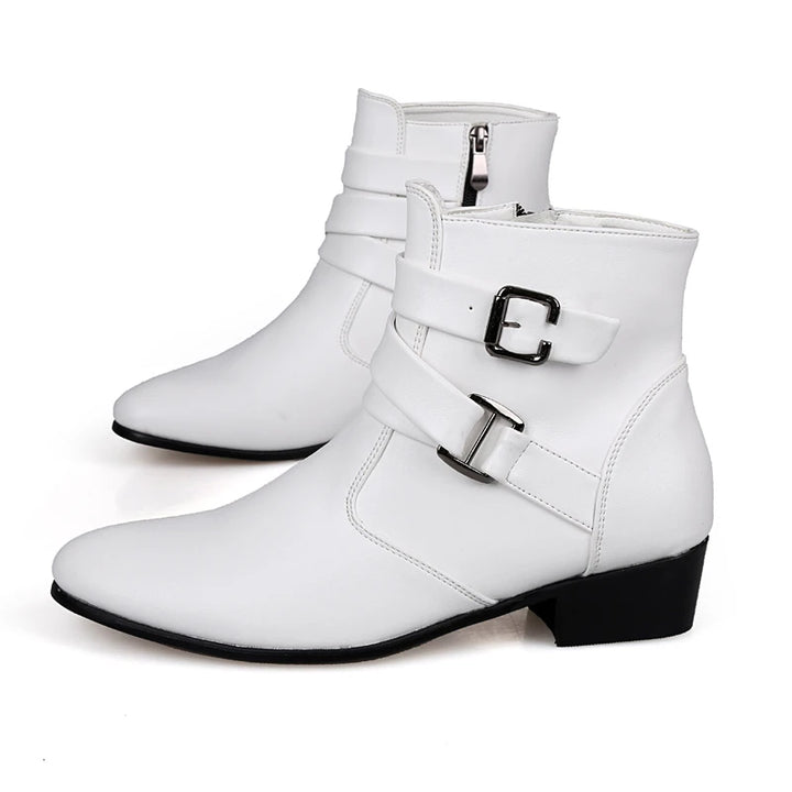 Steampunk Half Boots With Pointed Toes refined