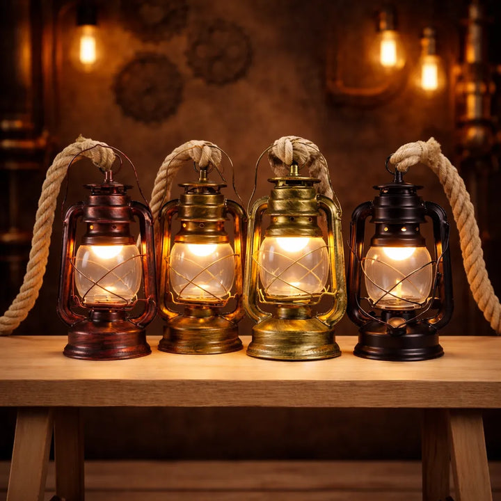 Steampunk Hanging Lantern with a Cord