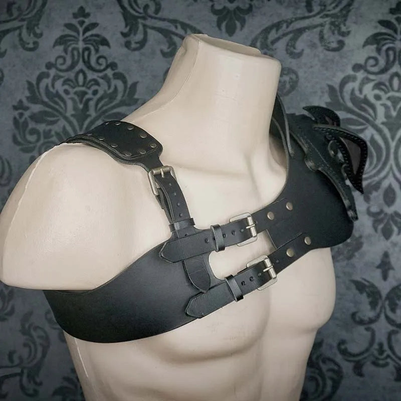 Steampunk Harness Shoulder Armor fashion