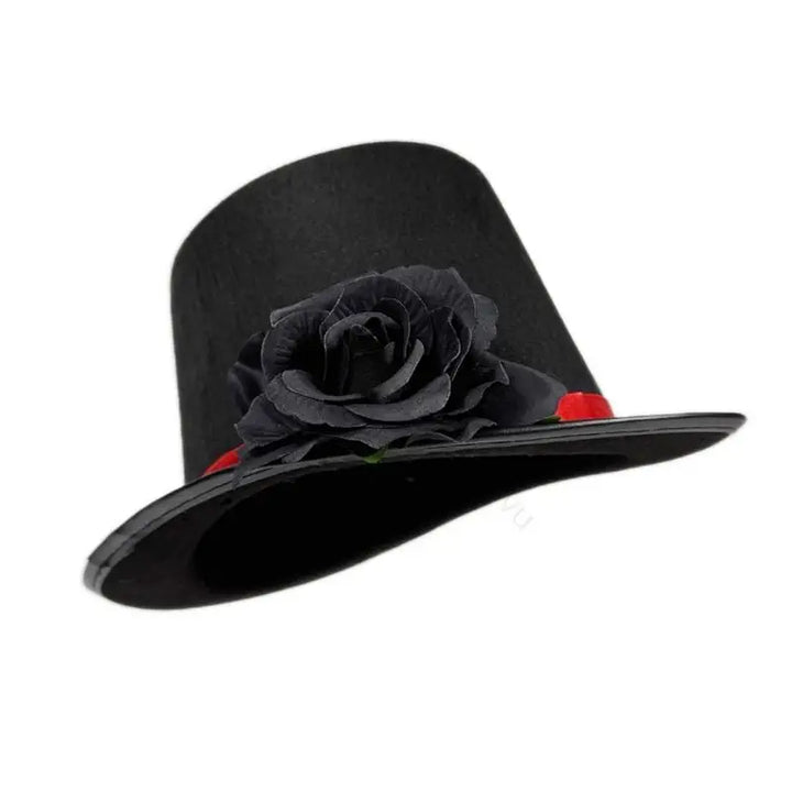 Steampunk Hat With Rose Flower – gothic look