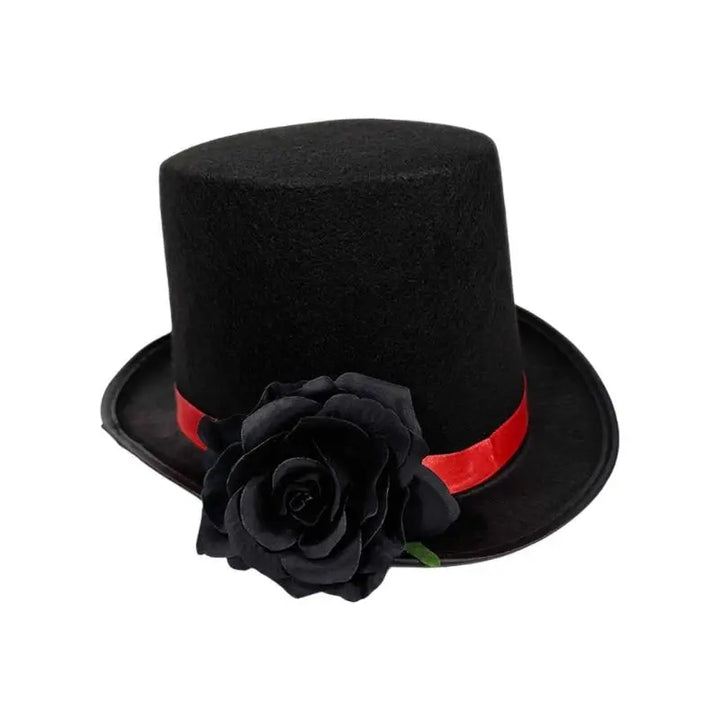 Steampunk Hat With Rose Flower – vintage style