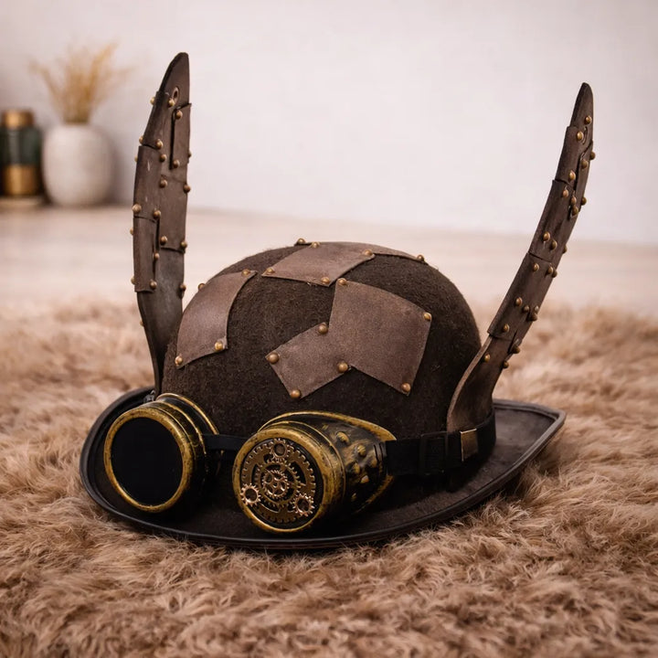 Steampunk Hat and Goggles