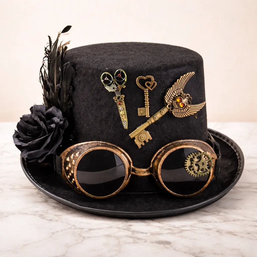Steampunk Hat with a Key