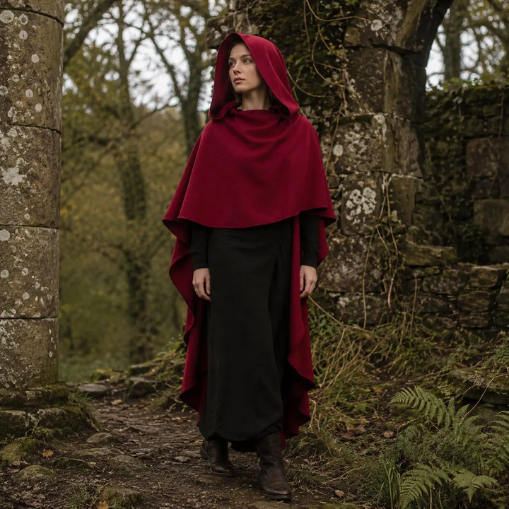Steampunk Hooded Cape