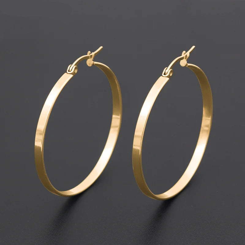 Steampunk Hoop Earrings