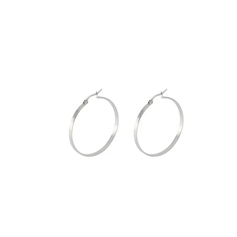 Steampunk Hoop Earrings chic