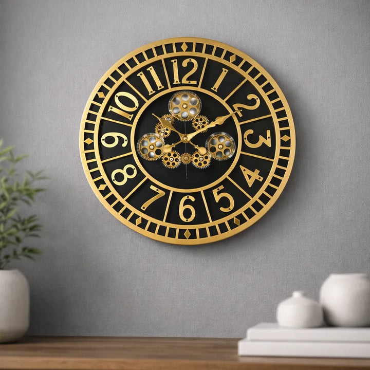Steampunk Industrial Art Clock