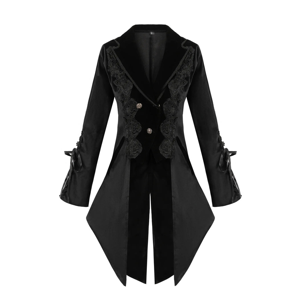 Steampunk Jacket Design Black